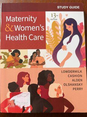 Maternity & Women's Health Care Study Guide (13th Edition) – Excellent Condition